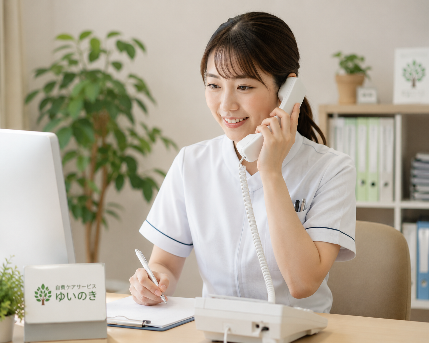 ご希望をお伺いし、訪問日時を調整